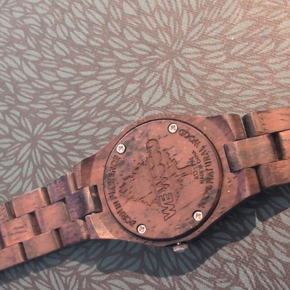 Double Wrapped WeWood Watch, Chocolate Brown - Picture 3 of 6